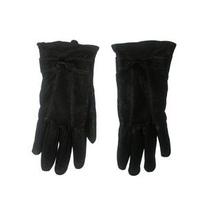Black Leather Gloves Size Small